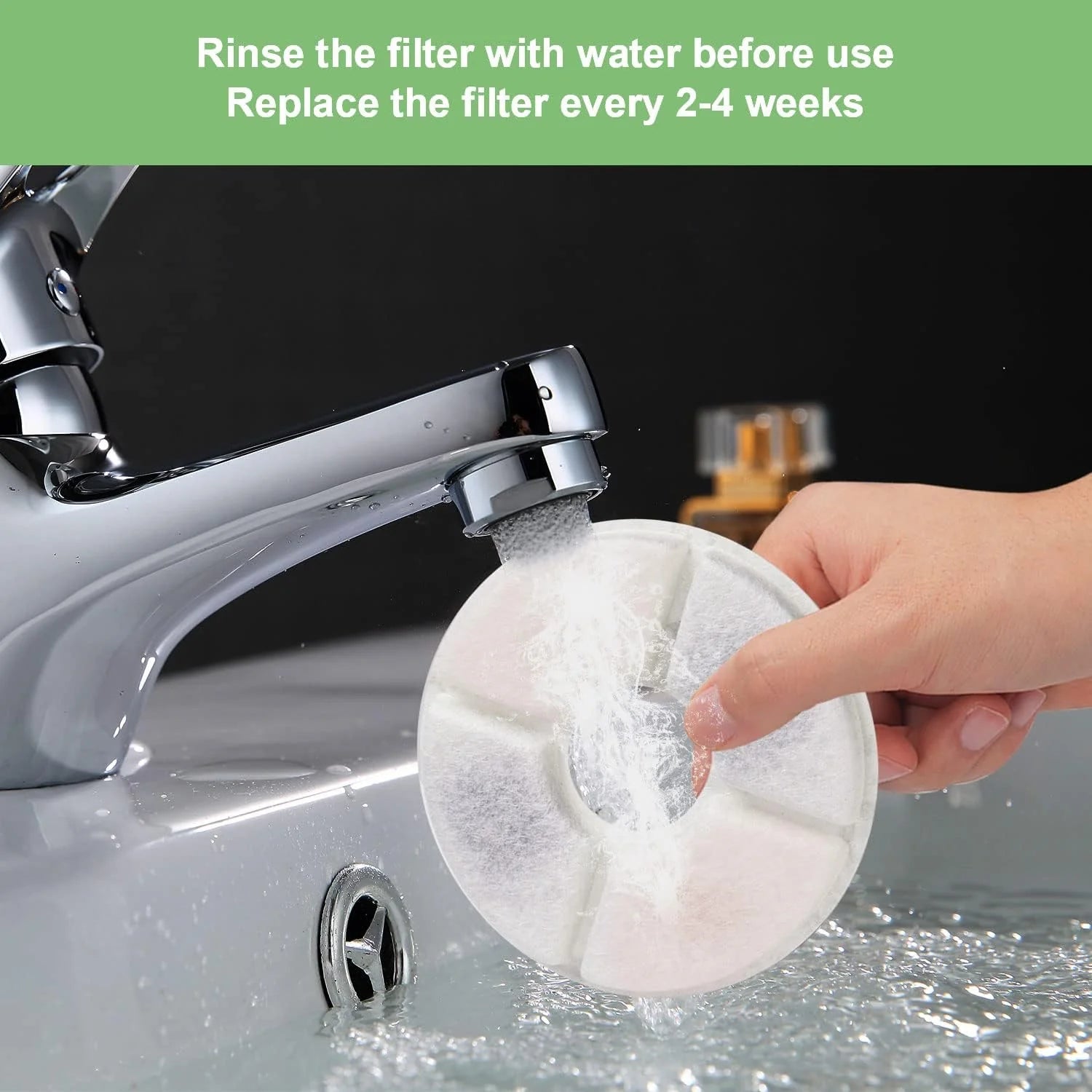 Water Fountain High-grade stainless-steel Upgraded pump with LED light